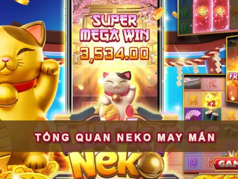 Giao diện dễ thương và siêu hứng khởi của Neko May Mắn